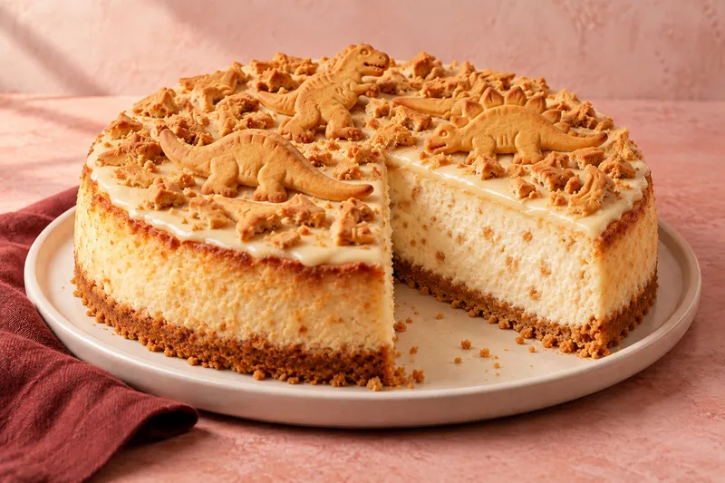 tarta de queso Galleta Dinosaurio