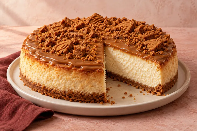 tarta de queso Lotus
