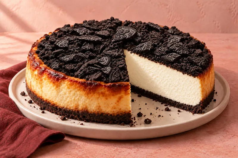 tarta de queso Oreo