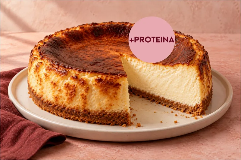 tarta de queso Proteica